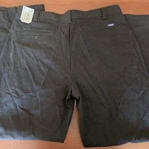 Black Slacks with Subtle Texture